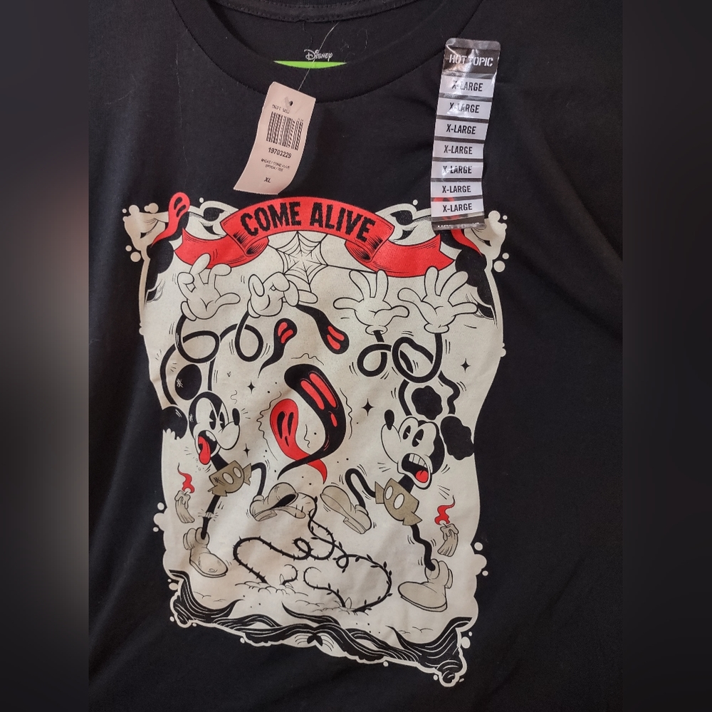 NWT Disney Halloween Mickey Mouse Shirt XL